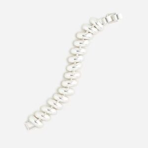 J. Crew Silver Spiral Hinge Bracelet